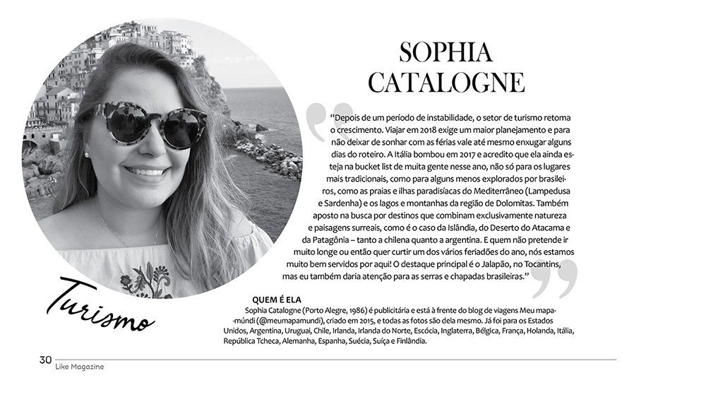 Sophia Catalogne | Revista Like Magazine
